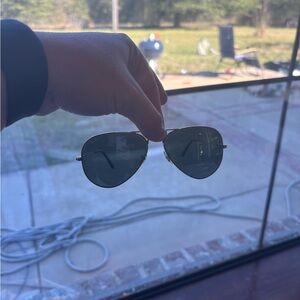 Ray-Ban Gold Aviator Sunglasses